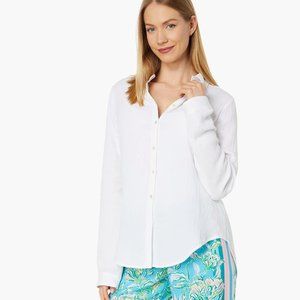 🤍 NWT Lilly Pulitzer Rare Geanie Button Down 🤍